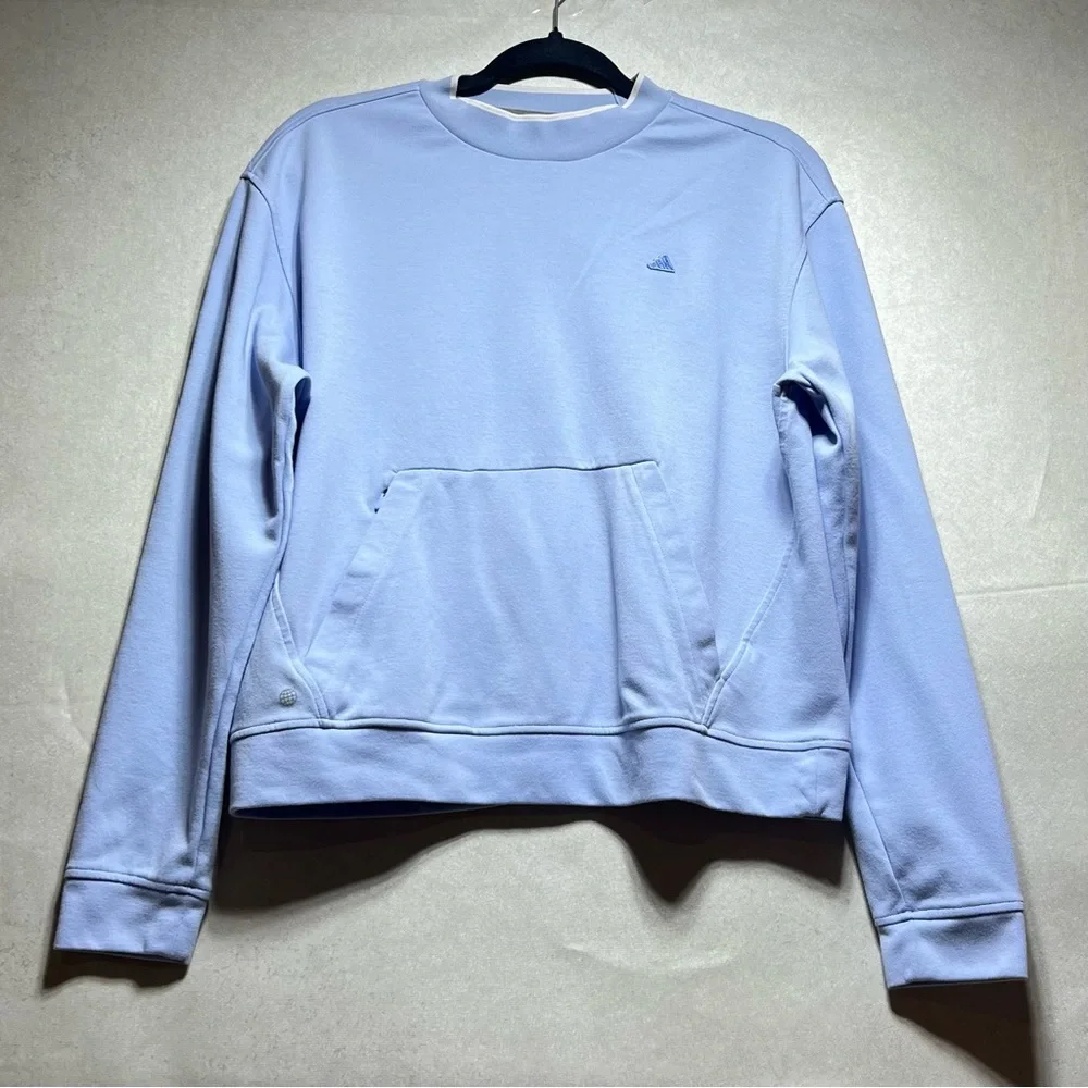 Adidas Golf Blue Sweatshirt, Size Medium - Picture 6 of 14